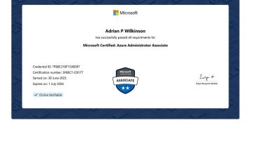 Microsoft Certified: Azure Administrator Associate [AZ-104]